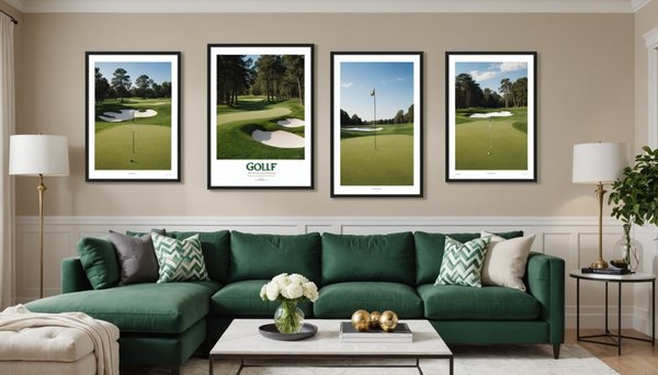 Affiches de golf : inspirez votre décoration avec élégance